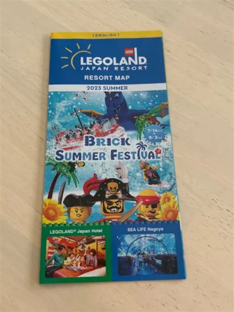 Legoland Japan Resort Map 2023 Summer Theme Park Guide Map New Nagoya