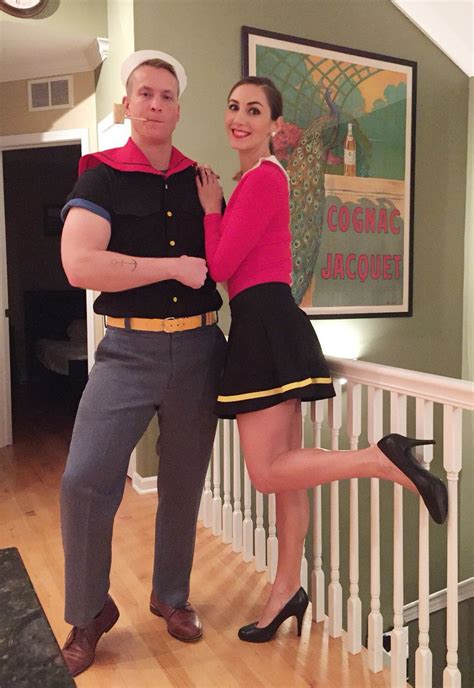 popeye and olive oyl easy couples halloween costume easy couple halloween costumes hallowen