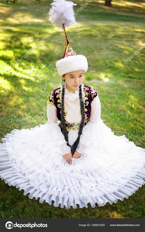 Beautiful Kazakh Woman In National Costume Stock Photo By Gaukhar Yerk