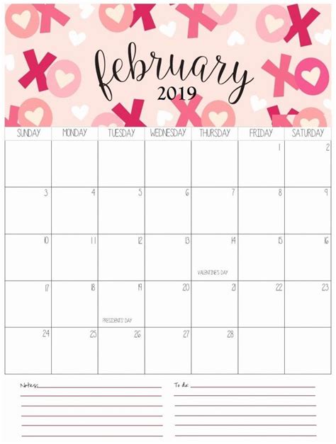 monthly calendar february  blank template calendar