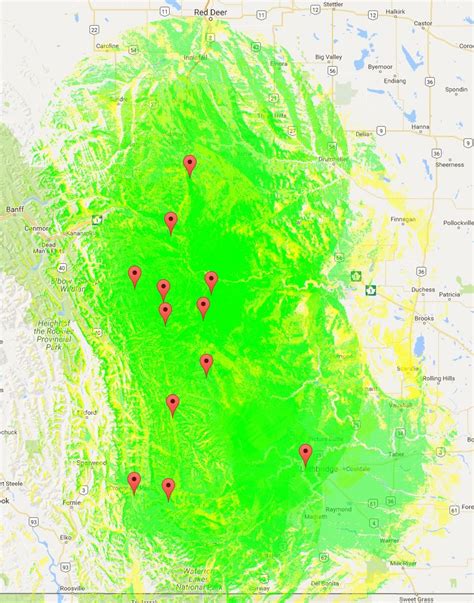 Repeater Location Map Foothills Amateur Radio Society