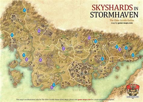 eso skyshards stormhaven stormhaven skyshards location map eso game yura azma