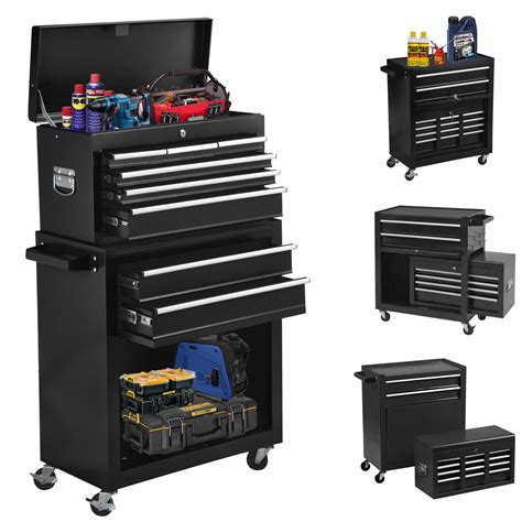 8 Drawer Tool Chest With Wheels Tool Storage Cabinet And Tool Box
