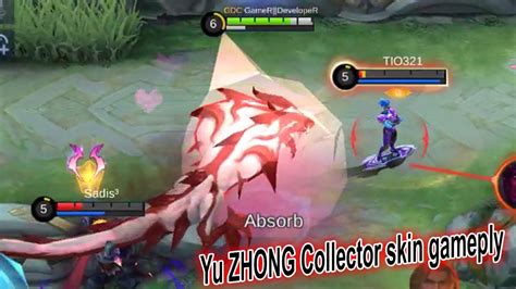 New Yu Zhong Collector Skin Gameplay Mobile Legends Youtube
