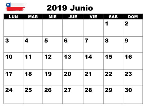 ¿está buscando un calendario de junio a descargar e imprimir de forma gratuita? Junio Calendario 2019 Chile PDF | Interior design trends ...
