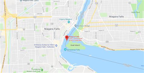 Where Is Niagara Falls Located On A Map Where Is Map