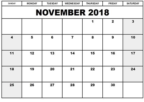 November 2018 Calendar Nz Qualads