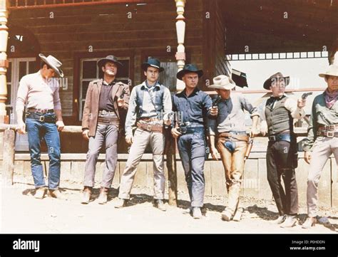 The Magnificent Seven Yul Brynner Film Hi Res Stock Photography And