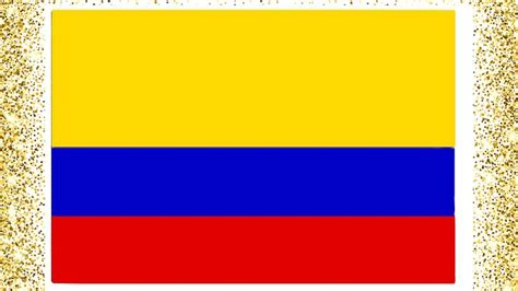 Colombia Flag Drawing And Coloring Page Drawing Colors For Kids Youtube