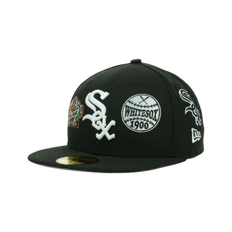 New Era Chicago White Sox Mlb Patchd Up 59fifty Cap In Multicolor For