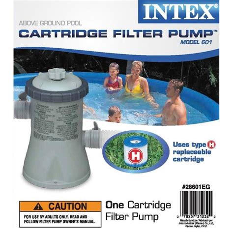 Intex Intex 28601eg 330 Gph Easy Set Swimming Pool Cartridge Filter