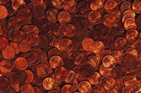 Hd Wallpaper Coins Money Texture Metal Lettering Cents One Cent Usa