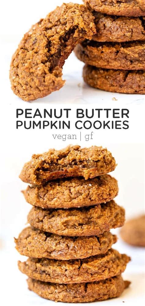 Pumpkin Peanut Butter Cookies Gluten Free And Vegan Simply Quinoa