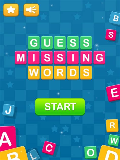 Word Guessing Game For Kids Guess Missing Word Game Android Games