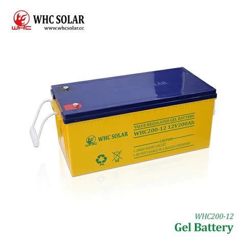 Whc 200 12 Gel Solar Deep Cycle Battery 12v 200ah House Back Up Whc Solar Panels Batteries