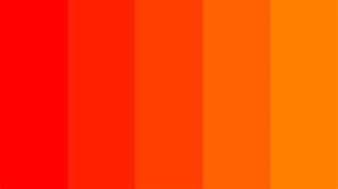 Red Scarlet Vermilion Blaze Orange Flush Orange Color Scheme