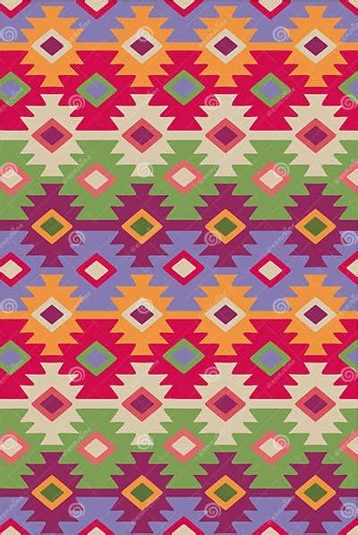 Ethnicity Seamless Pattern Boho Style Ethnic Wallpaper Tribal Art