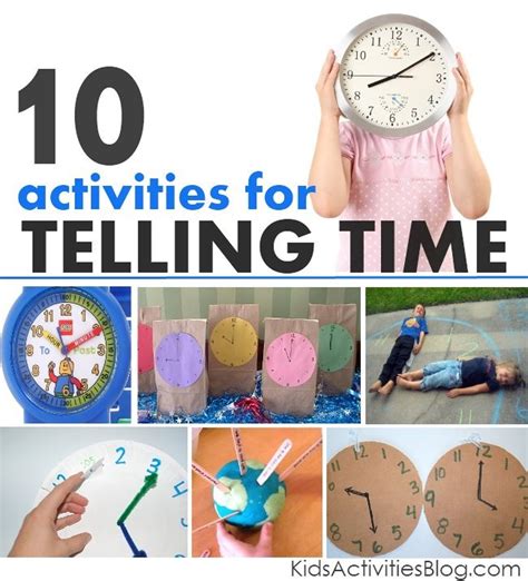 10 Hands On Tell Time Games Kids Activities Homeschool Math