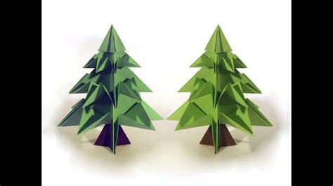 Instruction Origami Easy Christmas Tree