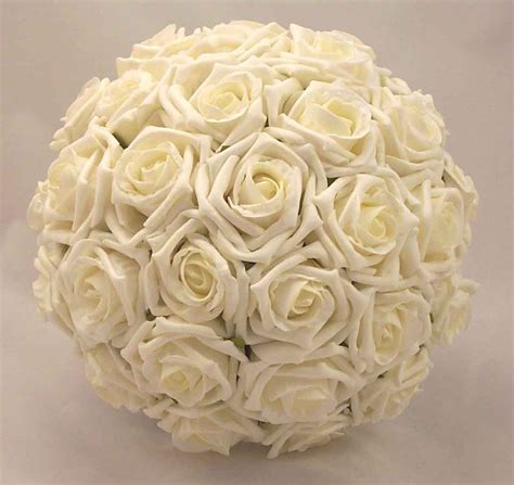 Check spelling or type a new query. Bridal Bouquets - Ivory Open Rose Bridal Posy - Silk ...