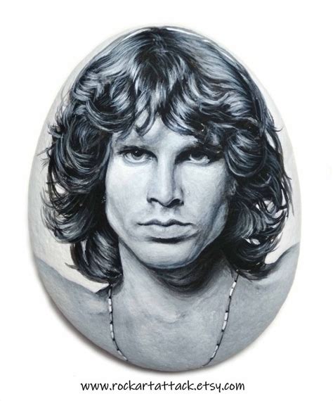 Jim Morrison Original Portrait Painting With Acrylics On Etsy