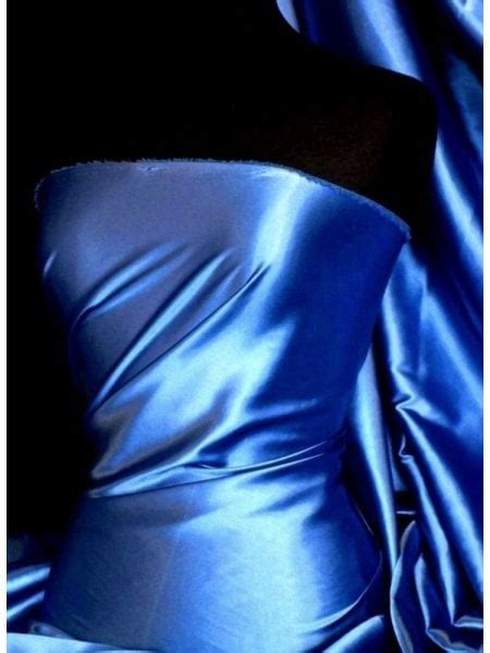 Super Soft Satin Fabric Royal Blue Q710 Rbl
