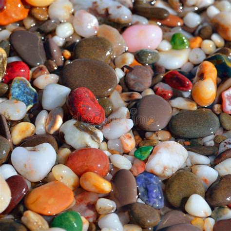 Multi Colored Pebbles Stock Photo Image Of Spots Pebblestone 39001212
