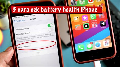 3 Cara mudah mengecek kesehatan baterai iphone