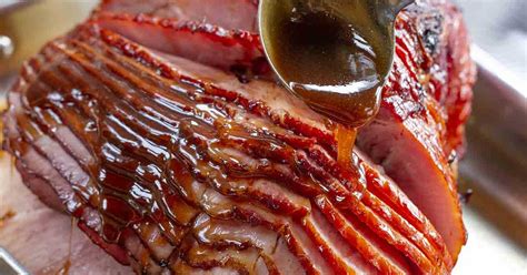 Follow these simple steps to bake this super juicy picnic ham with crispy charred edges and a mouthwatering glaze! Baked Ham With Brown Sugar Glaze