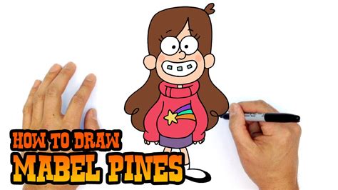 How To Draw Mabel Pines Gravity Falls Aprenda Desenhar Hoje