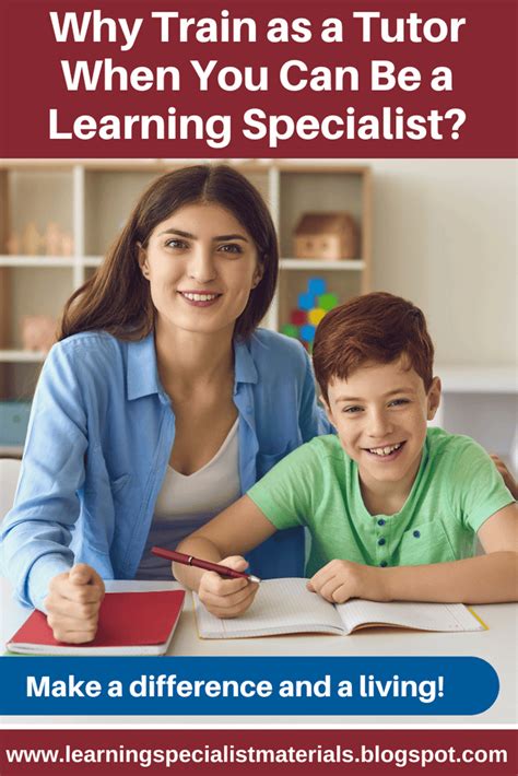 Tutor Vs Learning Specialist Your Choice Good Sensory Learning