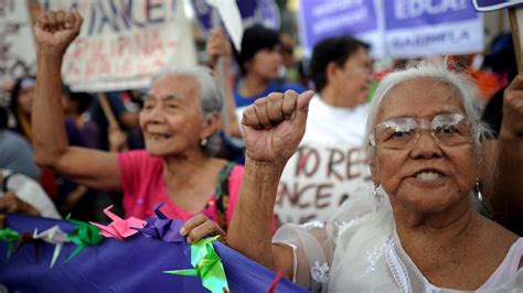 Filipino ‘comfort Women Demand Justice The New York Times