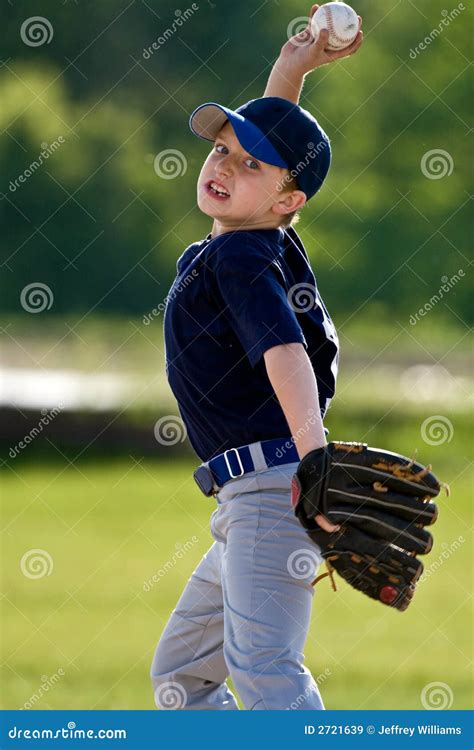 Young Boy Baseball Pitcher Stock Image Image Of Activity 2721639