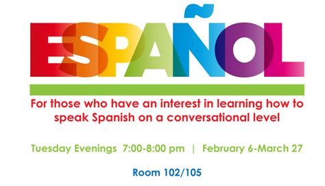 Learning To Speak Spanish Riverbluff Church