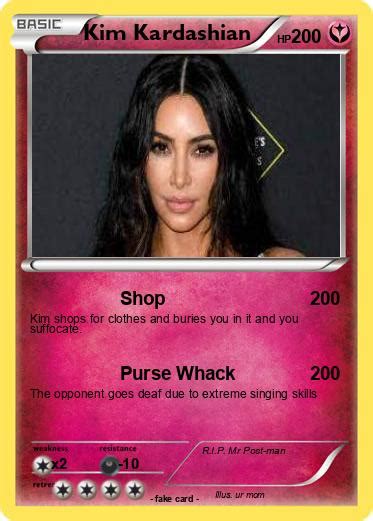 Pokémon Kim Kardashian 44 44 Shop My Pokemon Card