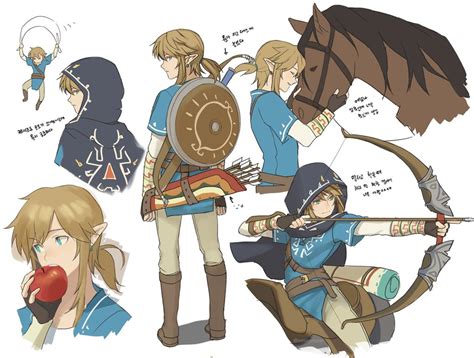Link Is A Cute The Legend Of Zelda Breath Of The Wild Know Your Meme