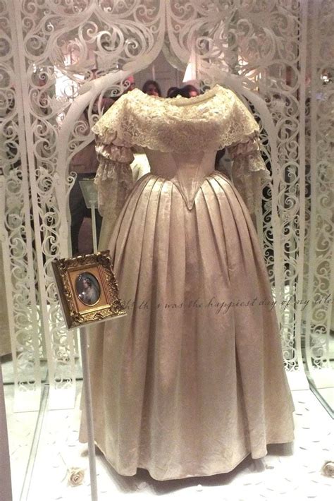 1838 Queen Victorias Coronation Dress Kensington Palace London Uk