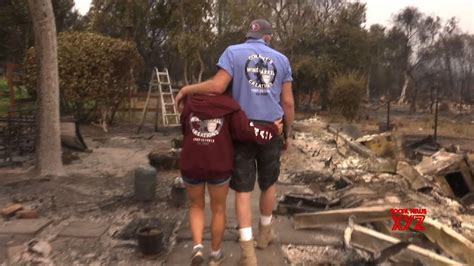 California Wildfire Evacuees Return To Devastation Video Social