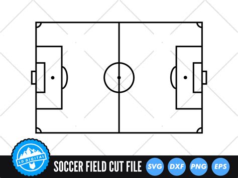 Soccer Field Svg Football Field Cut File Soccer Svg By Ld Digital