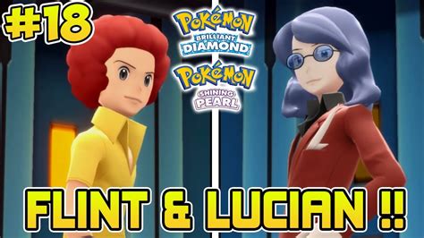 ELITE FOUR TERNGESELIN FLINT DAN LUCIAN Pokemon Brilliant Diamond Shining Pearl Episode
