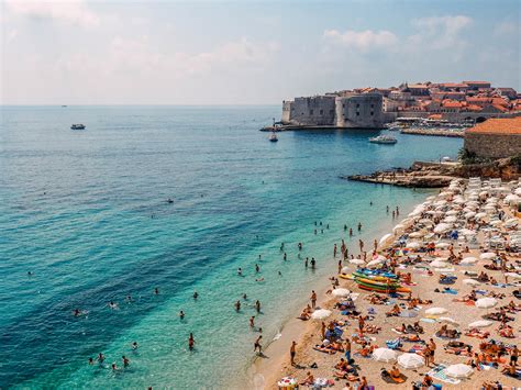 Dubrovnik Strand Strand Banje Dubrovnik ♥ Strandführer Von