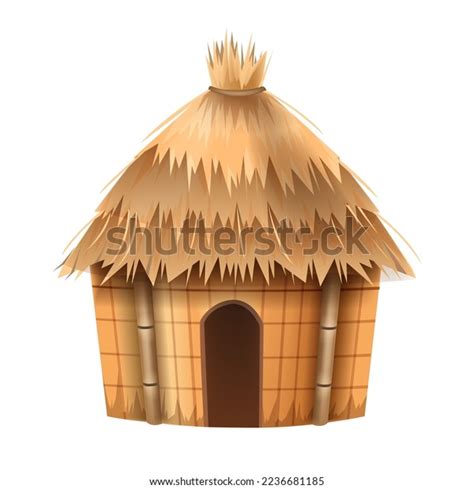 Bungalow Hut Vector African Thatched Nipa Stock Vector Royalty Free