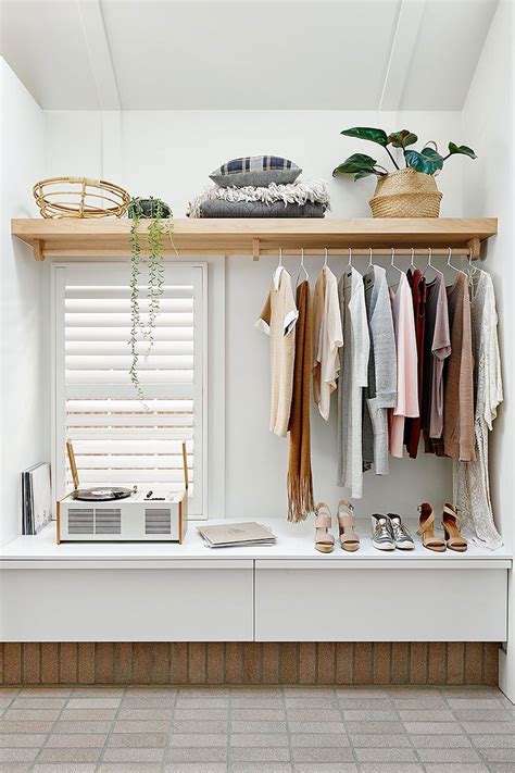 However, a wardrobe with a little more flexibility in the design will mean you can set it up as you like. open shelves in bedroom wardrobe | Bedroom interior ...
