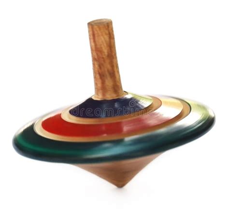 Wooden Spinning Top Stock Photo Image Of Ancient Play 19979418