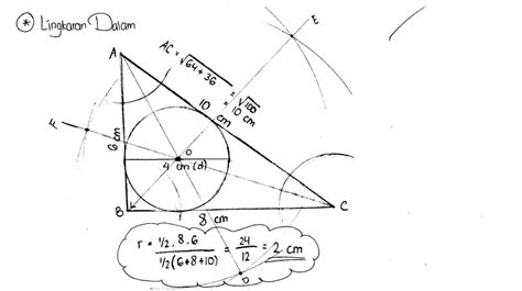 Contoh Soal Lingkaran Dalam Dan Luar Segitiga Dapatkan Contoh