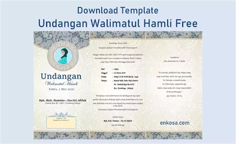 Download Undangan Walimatul Hamli Format Doc