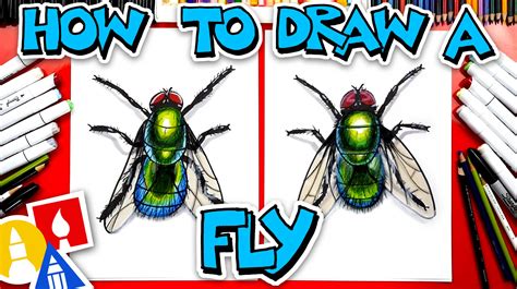 A house should have a roof (2) in the example below, you will try to draw a more simple house using rectangles and triangles. How To Draw A Realistic Fly - Art For Kids Hub