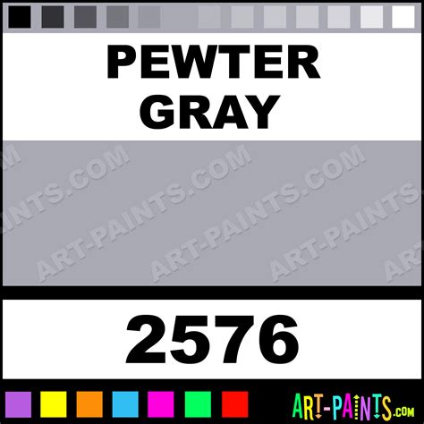 Pewter Gray Spray Enamel Paints 2576 Pewter Gray Paint
