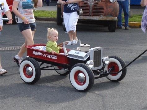 Little Red Hot Rod Wagon Pedal Cars Radio Flyer Wagons