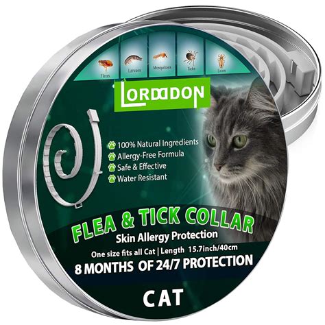 Reviews Lordddon Flea And Tick Collar For Cats And Small Dogs One Size